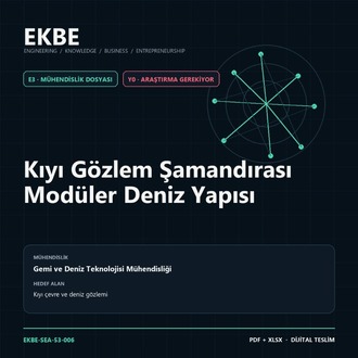 Kıyı Gözlem Şamandırası Modüler Deniz Yapısı