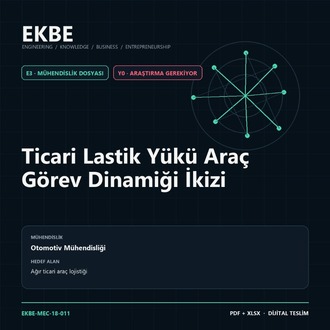 Ticari Lastik Yükü Araç Görev Dinamiği İkizi