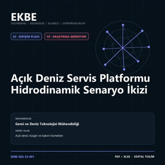 Açık Deniz Servis Platformu Hidrodinamik Senaryo İkizi