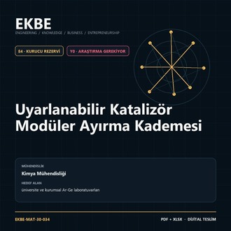 Uyarlanabilir Katalizör Modüler Ayırma Kademesi