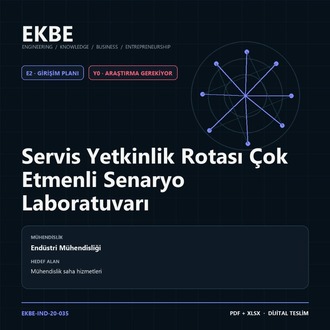 Servis Yetkinlik Rotası Çok Etmenli Senaryo Laboratuvarı