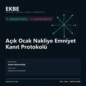 Açık Ocak Nakliye Emniyet Kanıt Protokolü
