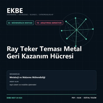 Ray Teker Teması Metal Geri Kazanım Hücresi