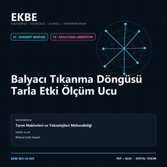 Balyacı Tıkanma Döngüsü Tarla Etki Ölçüm Ucu
