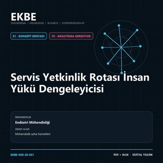 Servis Yetkinlik Rotası İnsan Yükü Dengeleyicisi