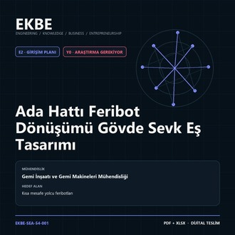 Ada Hattı Feribot Dönüşümü Gövde Sevk Eş Tasarımı