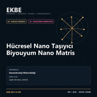 Hücresel Nano Taşıyıcı Biyouyum Nano Matris