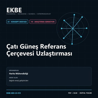Çatı Güneş Referans Çerçevesi Uzlaştırması