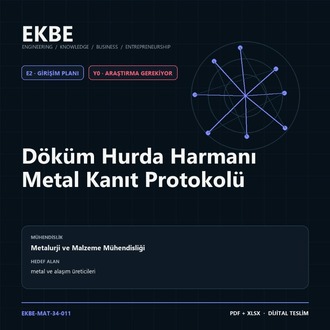 Döküm Hurda Harmanı Metal Kanıt Protokolü