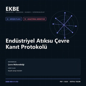 Endüstriyel Atıksu Çevre Kanıt Protokolü