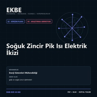 Soğuk Zincir Pik Isı Elektrik İkizi