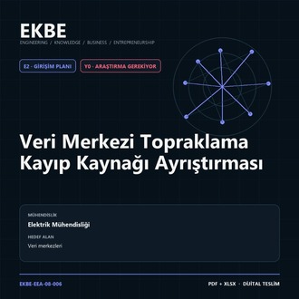 Veri Merkezi Topraklama Kayıp Kaynağı Ayrıştırması