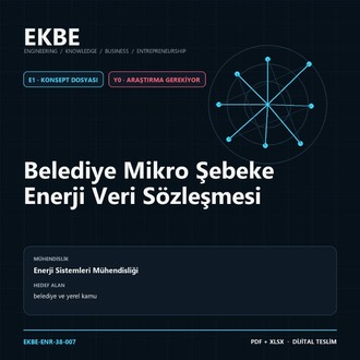 Belediye Mikro Şebeke Enerji Veri Sözleşmesi