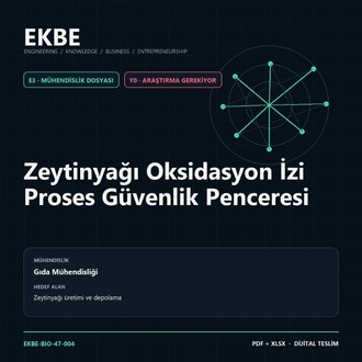 Zeytinyağı Oksidasyon İzi Proses Güvenlik Penceresi