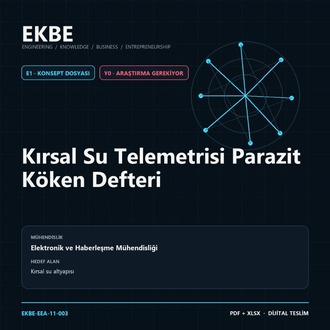 Kırsal Su Telemetrisi Parazit Köken Defteri