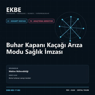 Buhar Kapanı Kaçağı Arıza Modu Sağlık İmzası