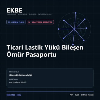 Ticari Lastik Yükü Bileşen Ömür Pasaportu