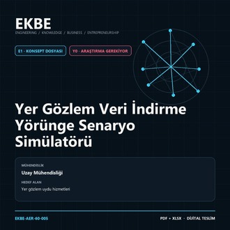 Yer Gözlem Veri İndirme Yörünge Senaryo Simülatörü