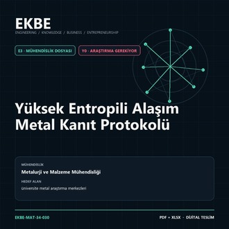 Yüksek Entropili Alaşım Metal Kanıt Protokolü