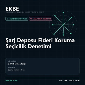 Şarj Deposu Fideri Koruma Seçicilik Denetimi