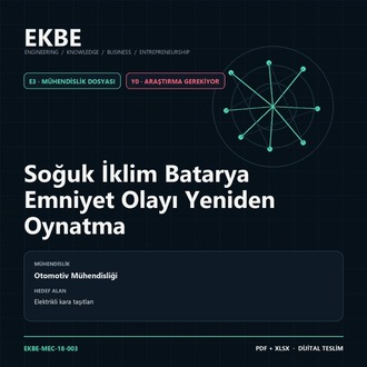 Soğuk İklim Batarya Emniyet Olayı Yeniden Oynatma
