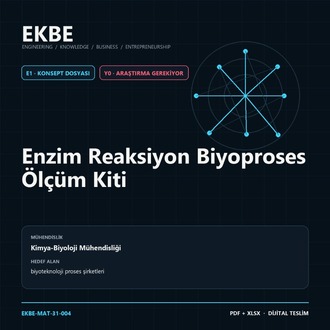 Enzim Reaksiyon Biyoproses Ölçüm Kiti