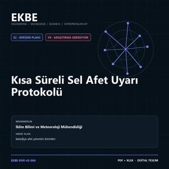 Kısa Süreli Sel Afet Uyarı Protokolü