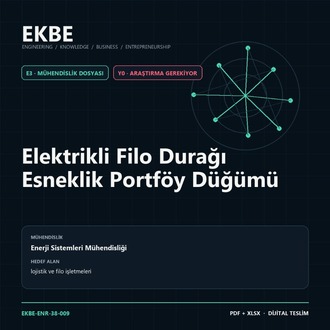 Elektrikli Filo Durağı Esneklik Portföy Düğümü