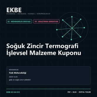 Soğuk Zincir Termografi İşlevsel Malzeme Kuponu
