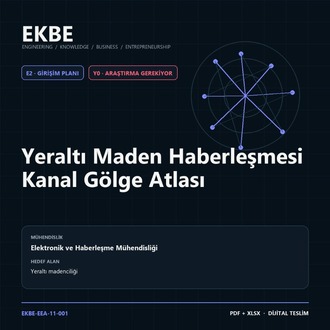 Yeraltı Maden Haberleşmesi Kanal Gölge Atlası