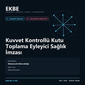 Kuvvet Kontrollü Kutu Toplama Eyleyici Sağlık İmzası