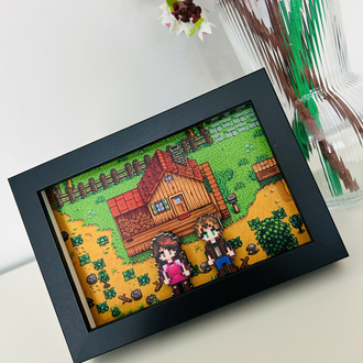 Stardew Valley Temalı Mini Figür Tablo