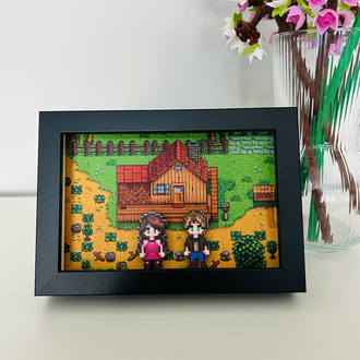 Stardew Valley Temalı Mini Figür Tablo