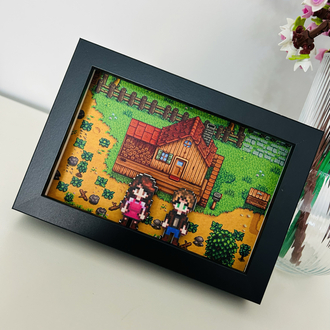 Stardew Valley Temalı Mini Figür Tablo