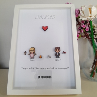 3 Boyutlu Mini Figür Tablo