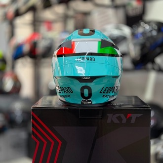 KYT TT-REVO KASK LEOPARD EDITION TRICOLORE