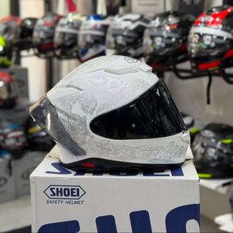 SHOEİ Z8 Beyaz Desenli