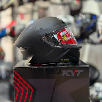 KYT TT-REVO KASK PLAIN MATT BLACK