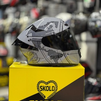 Skold Full Gri Kask