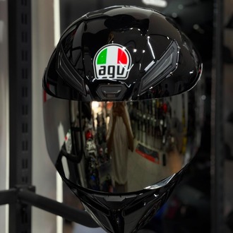 Agv K1 S Mono Black Kapalı Kask (AYNALI VİZÖR)