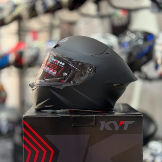 KYT TT-REVO KASK PLAIN MATT BLACK