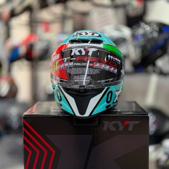 KYT TT-REVO KASK LEOPARD EDITION TRICOLORE