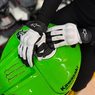 Alpinestars Kumaş Eldiveni Full Beyaz