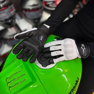 Alpinestars Kumaş Eldiveni Full Beyaz