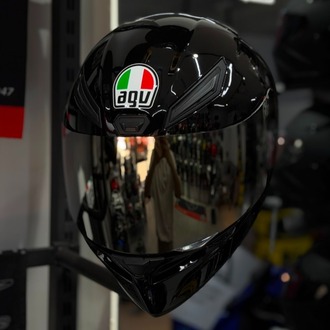 Agv K1 S Mono Black Kapalı Kask (AYNALI VİZÖR)