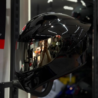 Agv K1 S Mono Black Kapalı Kask (AYNALI VİZÖR)