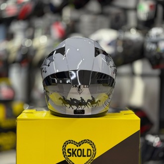 Skold Full Gri Kask