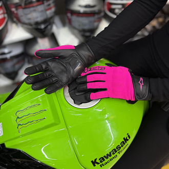 Alpinestars Kumaş Eldiveni Full Pembe