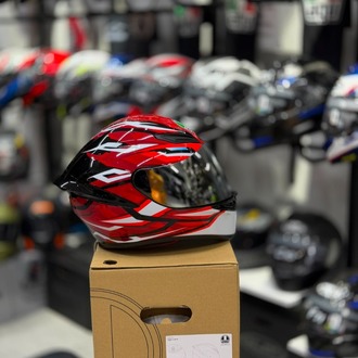 Agv K1 S Lion Black Red White Configuration Kapalı Kask