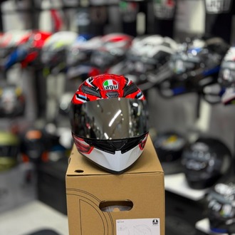 Agv K1 S Lion Black Red White Configuration Kapalı Kask